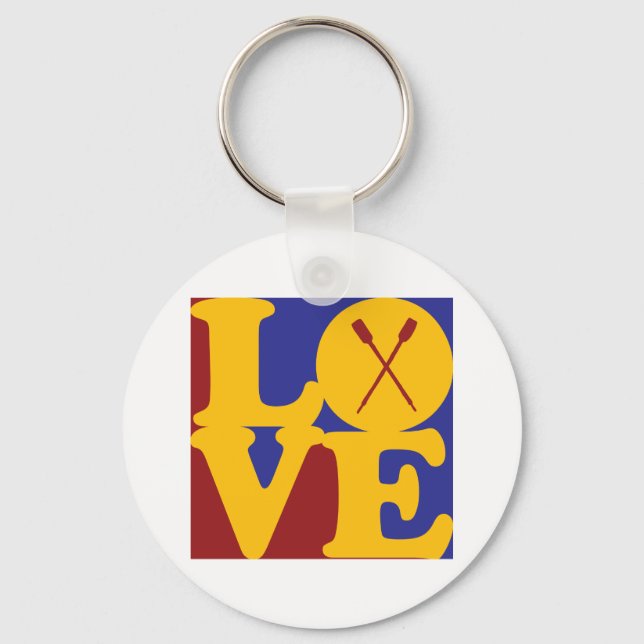 Canoeing Love Keychain (Front)