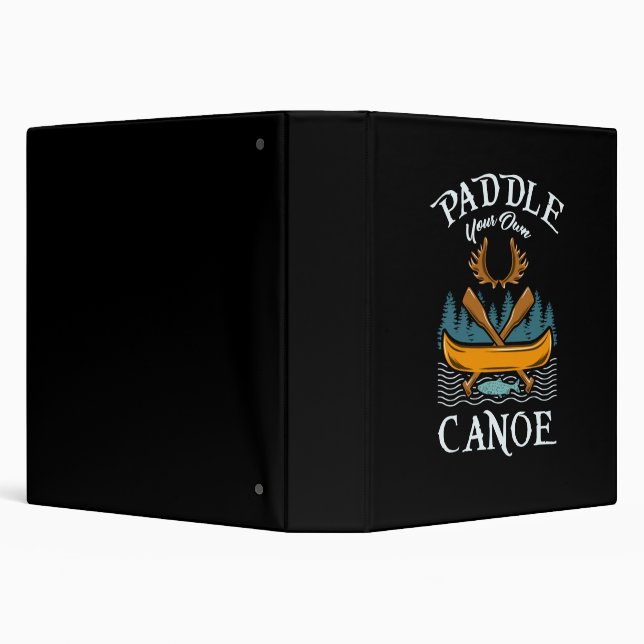 Canoeing - Paddle Your Own Canoe Binder (Background)