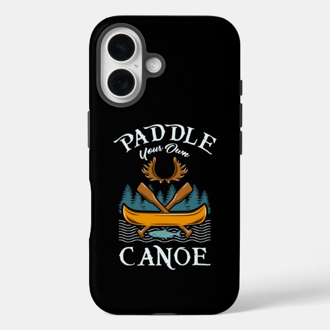 Canoeing - Paddle Your Own Canoe Case-Mate iPhone Case (Back)