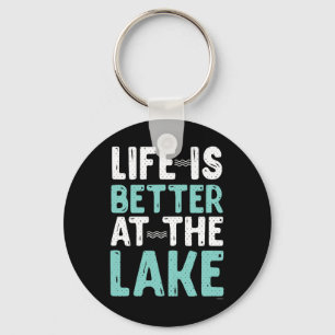 Canoeing Rafting Life Is Better At The Lake Nature Keychain