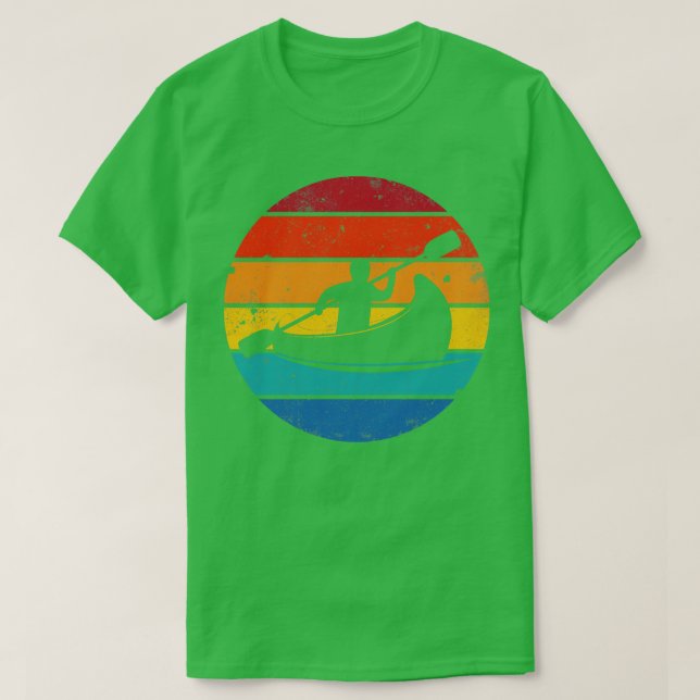 Canoeing retro Design T-Shirt (Design Front)