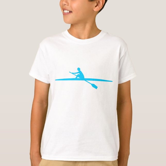 Canoeing - Sky Blue T-Shirt (Front)