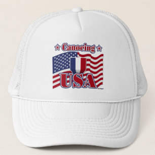 Canoeing USA Trucker Hat