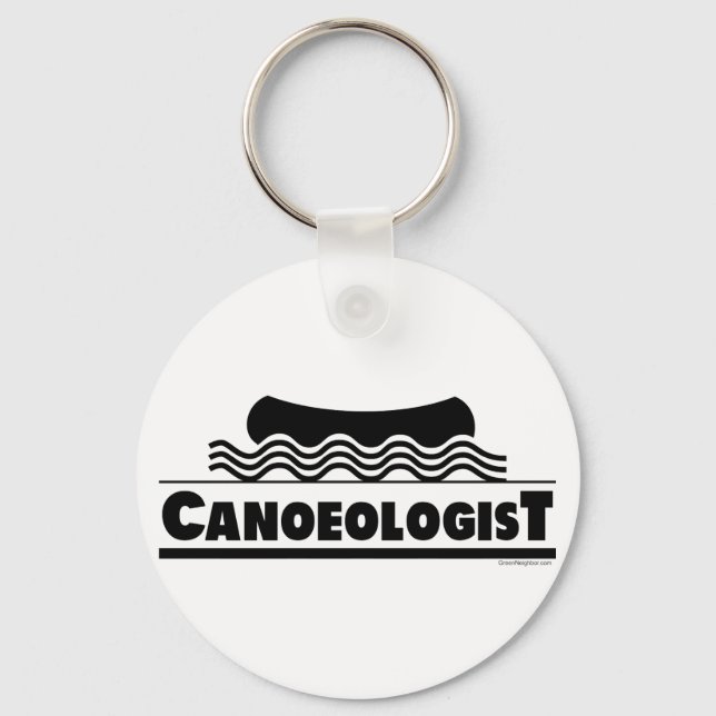 Canoeologist Keychain (Front)