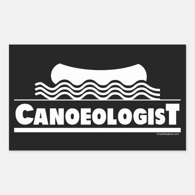 Canoeologist Sticker (Front)
