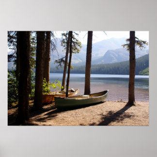 Canoes At The Ready Poster