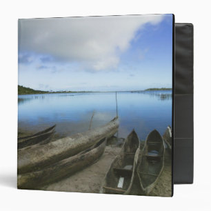 Canoes on the beach, Antananarivo, Madagascar Binder
