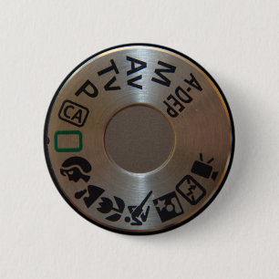 Canon 500D Mode Dial Badge 2 Inch Round Button
