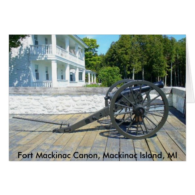 Canon au Fort Mackinac (Devant horizontal)
