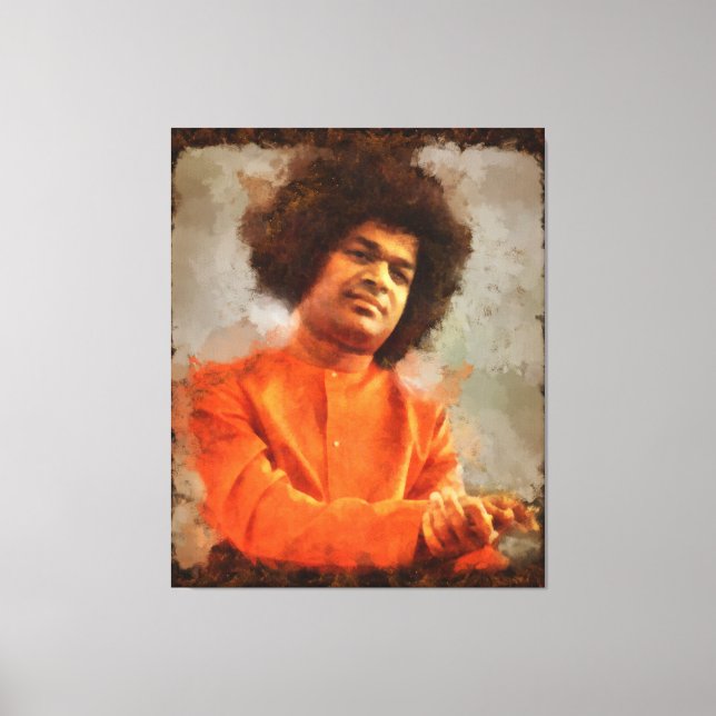 Canon Legends Sathya Sai Baba - Canvas Print (Front)