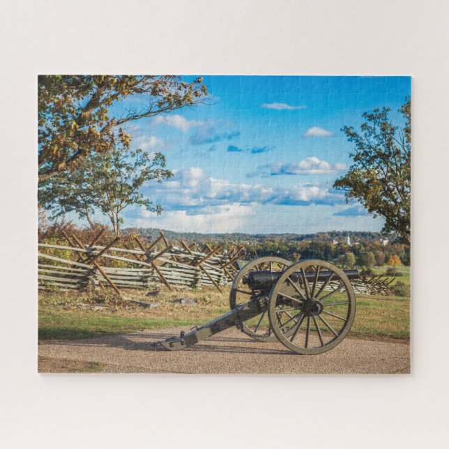 Canons at Gettysburg Jigsaw Puzzle (Horizontal)