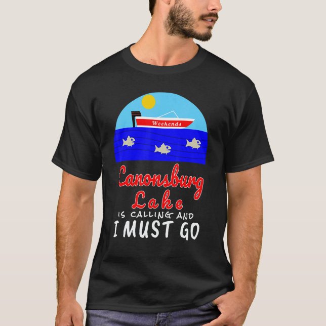 Canonsburg Lake Pennsylvania Souvenir T-Shirt (Front)