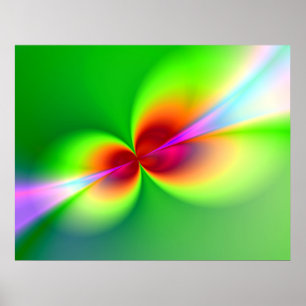 Canoodeling Neon Nodes Poster