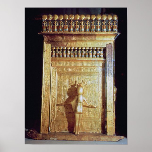 Canopic chest in the form of a shrine set poster (Front)