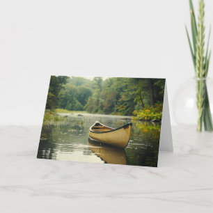 Canot dans une rivière