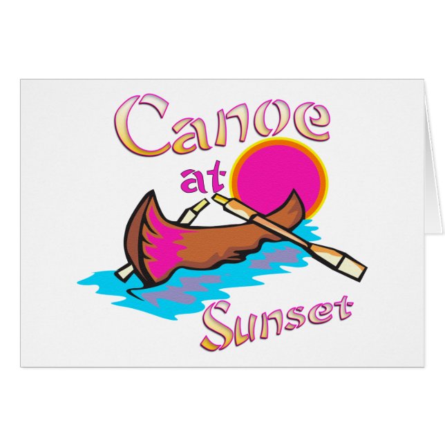Canot de camping (Devant horizontal)