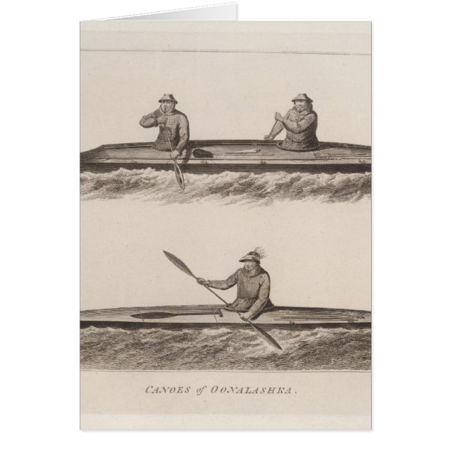 Canots, Oonalashka, Alaska (Devant)