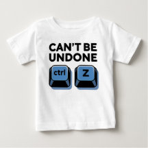 Can't Be Undone ctrl + z