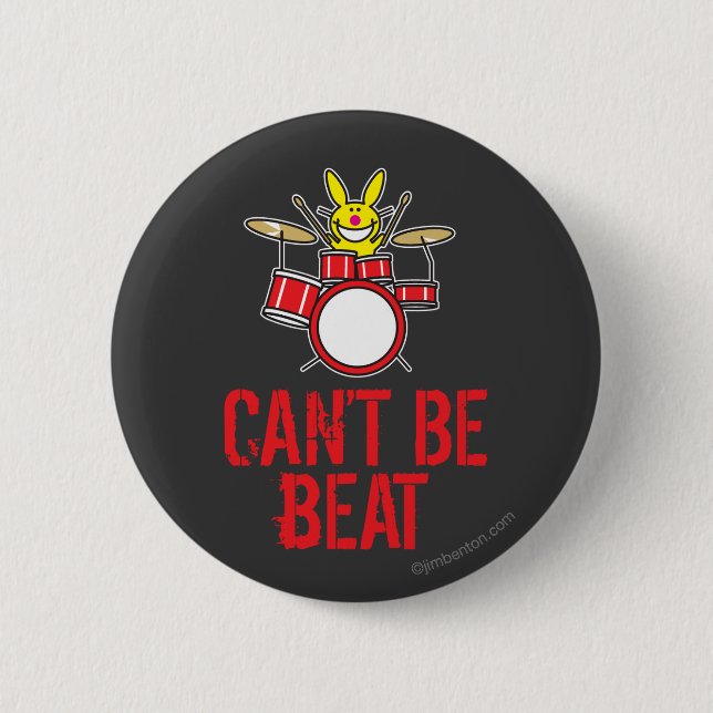 Can't Beat Me 2 Inch Round Button (Front)