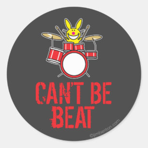 Can't Beat Me Classic Round Sticker