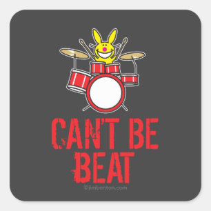 Can't Beat Me Square Sticker