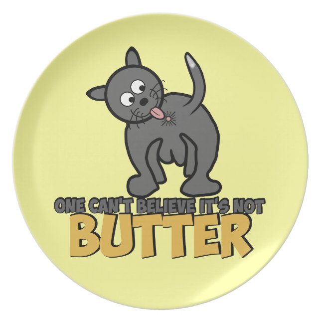 Can't believe it's not butter plate (Front)