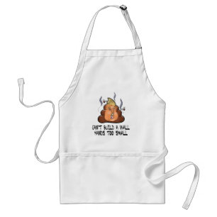 Can't Build A Wall Hands Too Small Funny Anti Trum Standard Apron