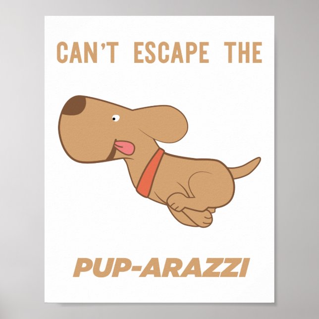 can't escape the pup-arazzi  poster (Front)