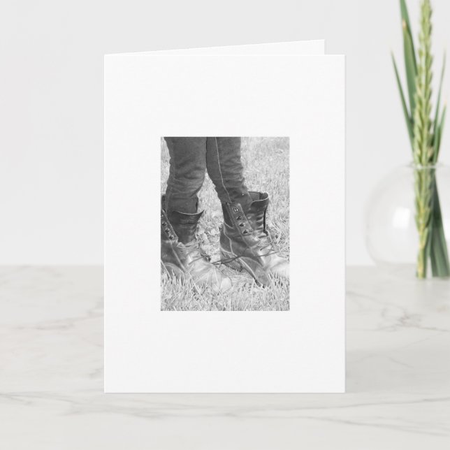 Can't Fill Your Shoes Card (Front)