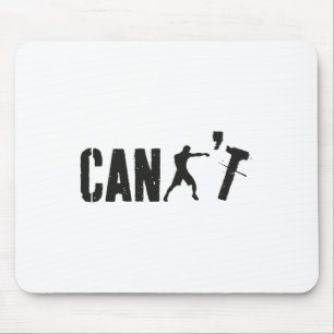 Can't Funny Boxing Coach Boxing Trainer Boxer Play Mouse Pad