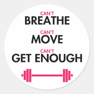 Can't Get Enough Classic Round Sticker