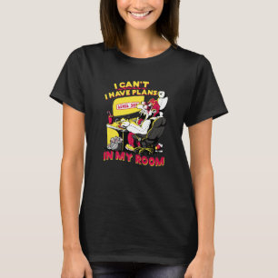 Can't i Have Plans In My Room Geek Gaming Videogam T-Shirt