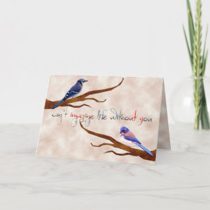 Can't Imagine Life Card