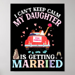 Cant Keep Calm Grandson Is Getting Married Groom Poster