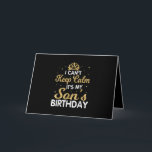 Cant Keep Calm Its My Son Birthday Gift For Son Card<br><div class="desc">Cant Keep Calm Its My Son Birthday Makes a great gift for the son of a mom who is pregnant. Makes a great gift for a son's birthday as well. This biggest big son Design is a Great gift idea for soon to be big sons. Funny gift for a son...</div>