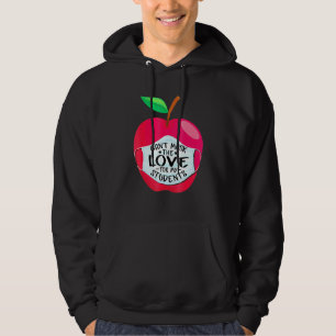 Cant Mask My Love Of Teaching Back To School Teach Hoodie