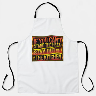 Can't Stand the Heat Apron - Bold & Fierce 