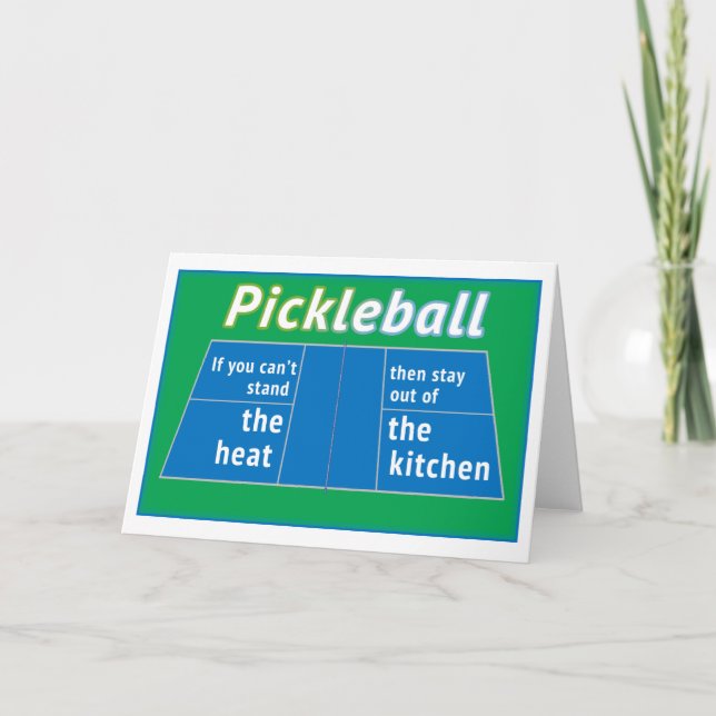 can't stand the Heat, then stay out of the Kitchen Card (Front)
