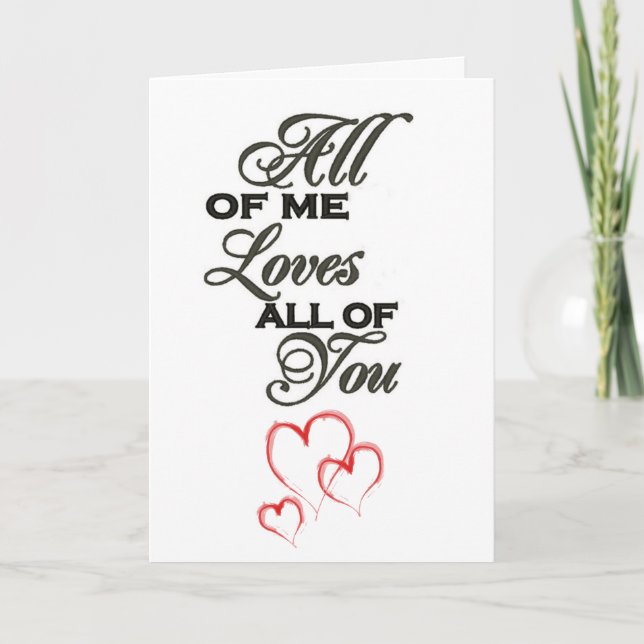 CAN'T WAIT TO SPEND **VALENTINE'S DAY** WITH "YOU" CARD (Front)