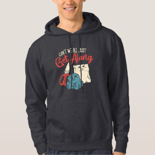 Can't We All Just Get Along Rock Paper Scissors Hoodie