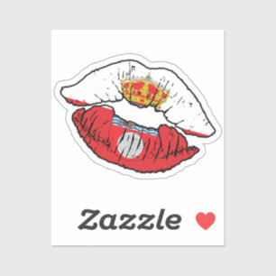 Cantabria Cantabrian Lipstick Love Flag