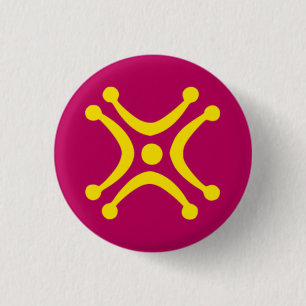 Cantabrian Lábaru Flag 1 Inch Round Button