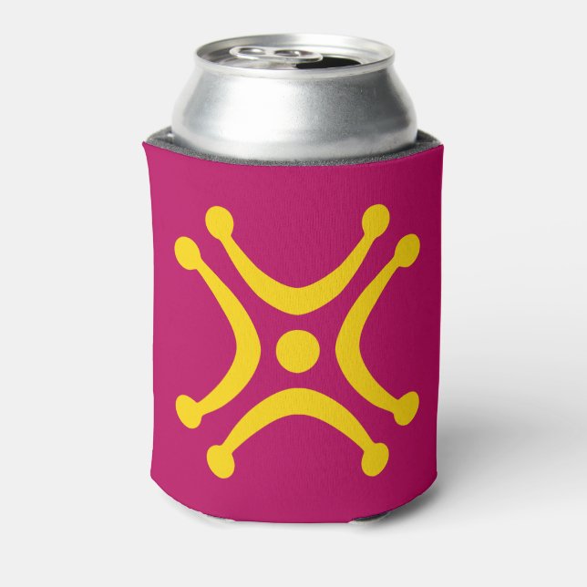 Cantabrian Lábaru Flag Can Cooler (Can Back)