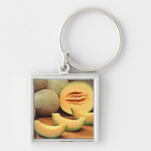 Cantaloupe Keychain