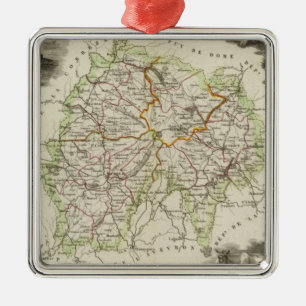 Cantaloupe Metal Ornament