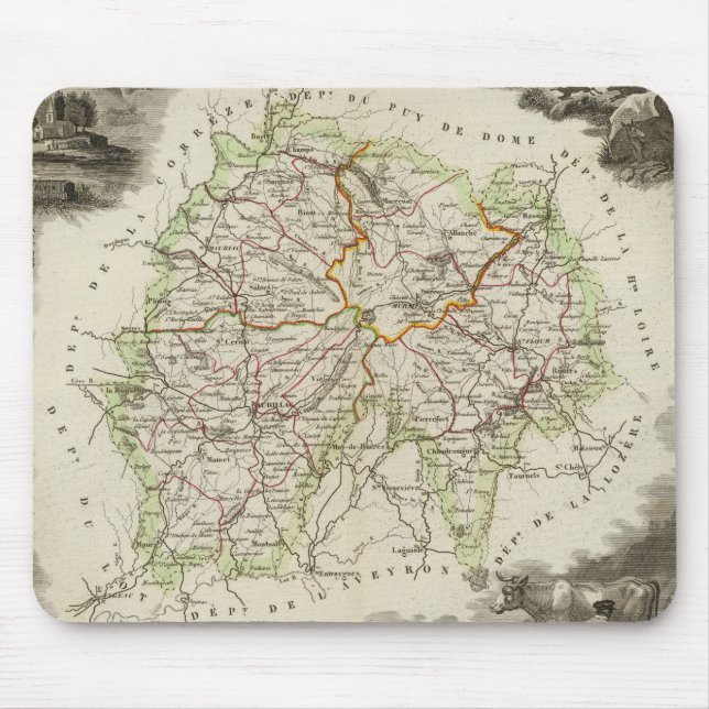 Cantaloupe Mouse Pad (Front)
