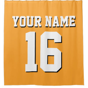Cantaloupe Orange White Sports Jersey Team Jersey