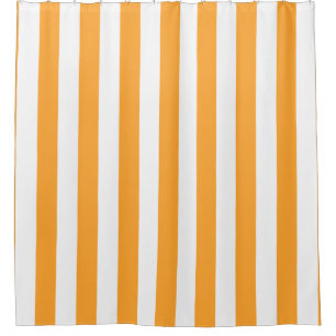Cantaloupe Orange White Vertical Stripe NL #1