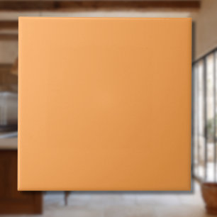 Cantaloupe Solid Colour Classic Elegant Tile