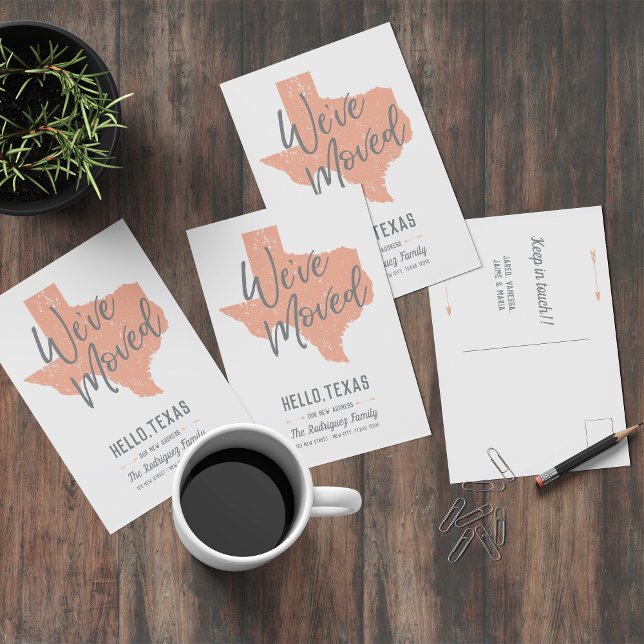 Cantaloupe We've Moved - Texas Announcement Postcard (Creator Uploaded)